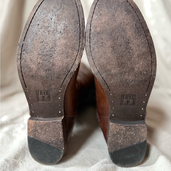 Frye Cognac Leather Knee High Pull on Boot -Woman’s 8.5 - Picture 7 of 7